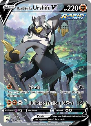 Rapid Strike Urshifu V (Alternate Full Art) 153  - Holofoil - Ultra Rare