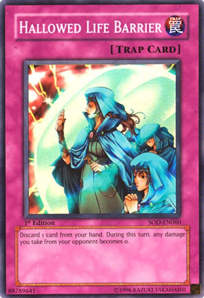 Hallowed Life Barrier (SOD-EN060) - Super Rare