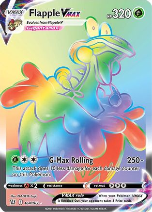 Flapple VMAX (Secret) 164  - Holofoil - Secret Rare