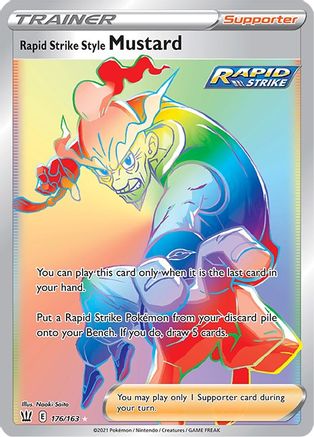 Rapid Strike Style Mustard (Secret) 176/163  - Holofoil - Secret Rare