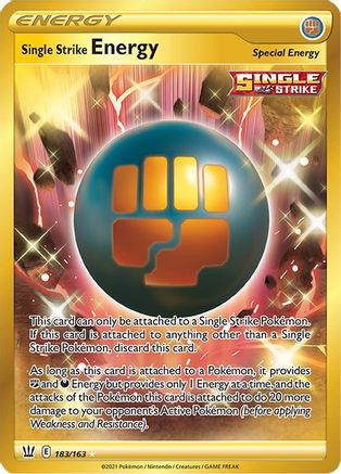 Single Strike Energy (Secret) 183  - Holofoil - Secret Rare