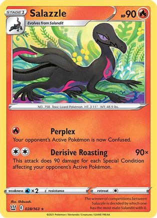 Salazzle 028  - Rare