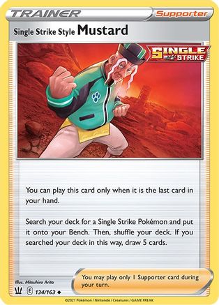 Single Strike Style Mustard 134/163  - Uncommon