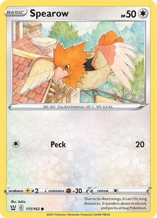 Spearow 111  - Common