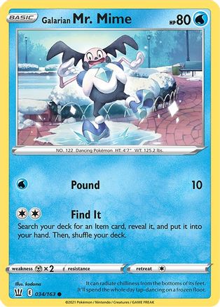 Galarian Mr. Mime 034  - Common
