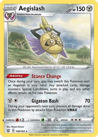 Aegislash (108) (108) 108  - Rare