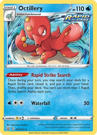 Octillery 037  - Holofoil - Holo Rare