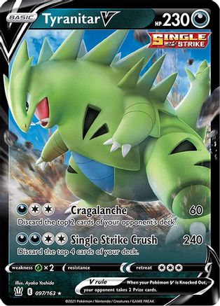 Tyranitar V 097  - Holofoil - Ultra Rare