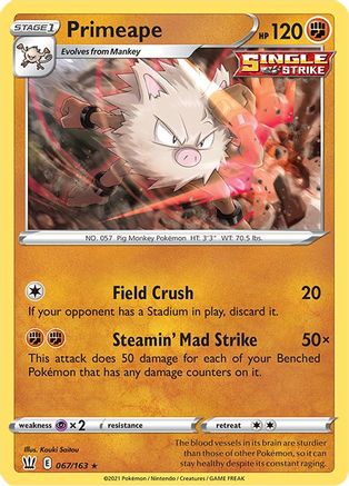 Primeape 067  - Rare