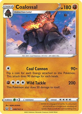 Coalossal 080  - Holofoil - Holo Rare