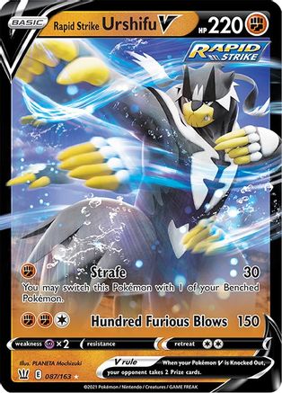 Rapid Strike Urshifu V (087/163) [Épée et bouclier : styles de combat] 