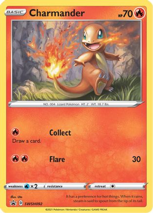 Charmander SWSH092  - Holofoil - Promo