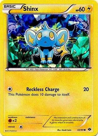 Shinx - 43/99 (Cracked Ice Holo)/99  - Holofoil - Promo
