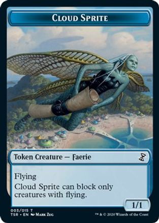 Cloud Sprite Token (TSR-003) - Time Spiral: Remastered