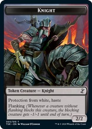 Knight Token (TSR-005) - Time Spiral: Remastered