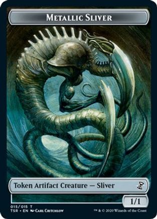 Metallic Sliver Token (TSR-015) - Time Spiral: Remastered