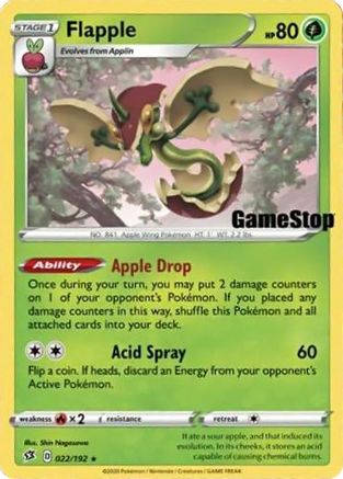 Flapple (Gamestop Exclusive) 022/192  - Holofoil - Promo