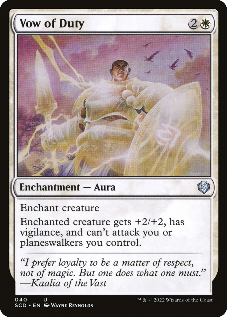 Vœu de devoir [Decks de commandant de démarrage] 