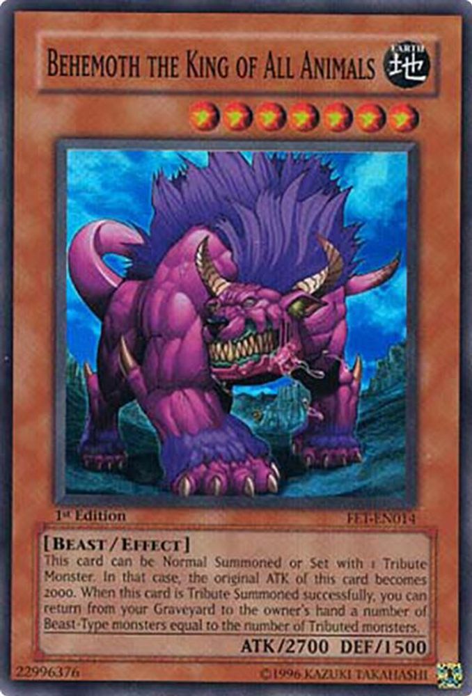 Behemoth the King of All Animals (FET-EN014) - Super Rare