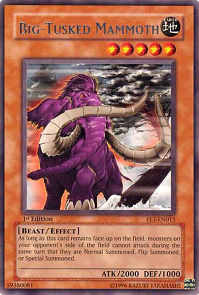 Big-Tusked Mammoth (FET-EN015) - Rare
