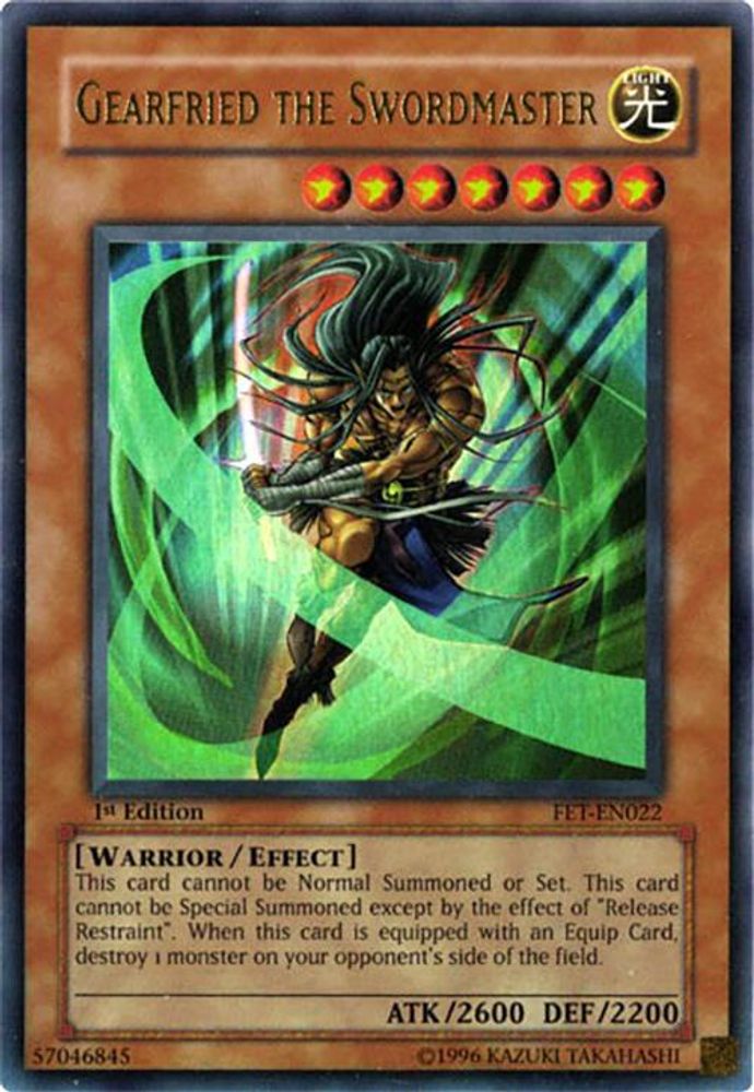 Gearfried the Swordmaster (FET-EN022) - Ultra Rare