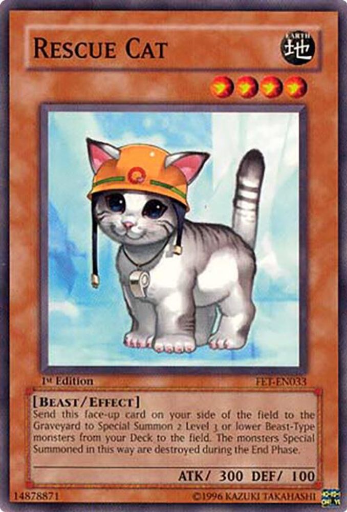 Rescue Cat (FET-EN033) - Common