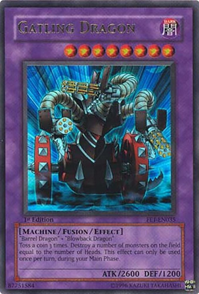 Gatling Dragon (FET-EN035) - Ultra Rare