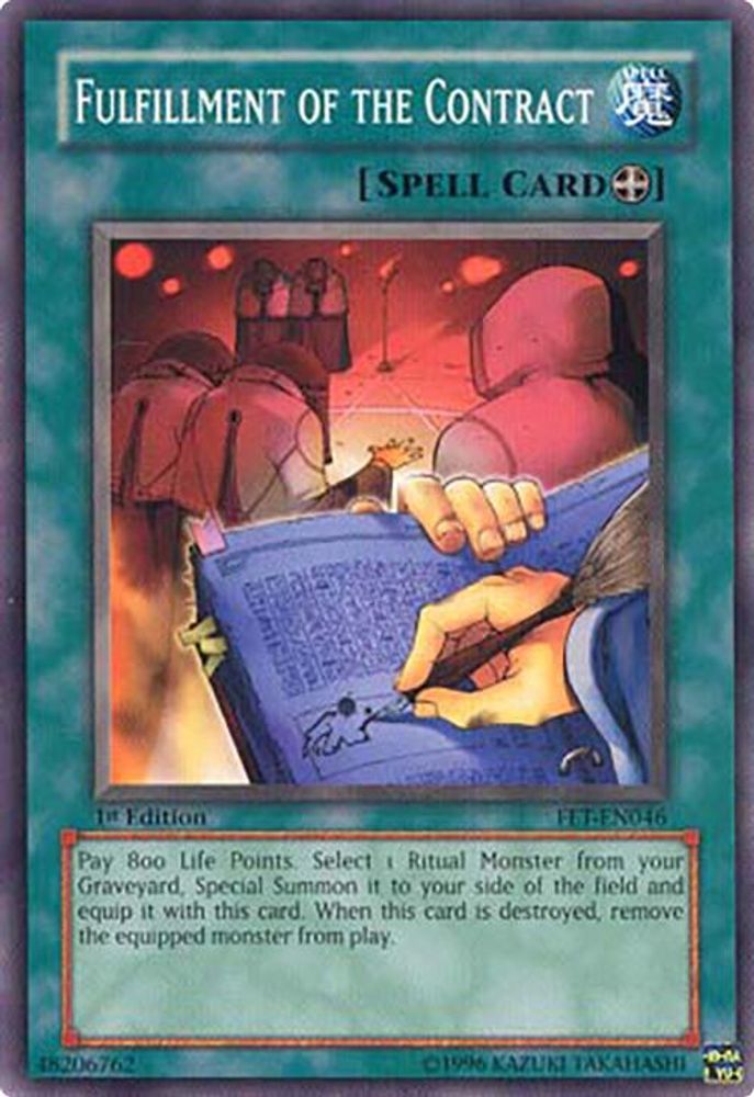 Fulfillment of the Contract (FET-EN046) - Common