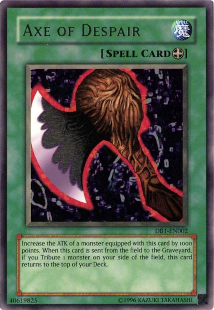 Axe of Despair (DB1-EN002) - Rare