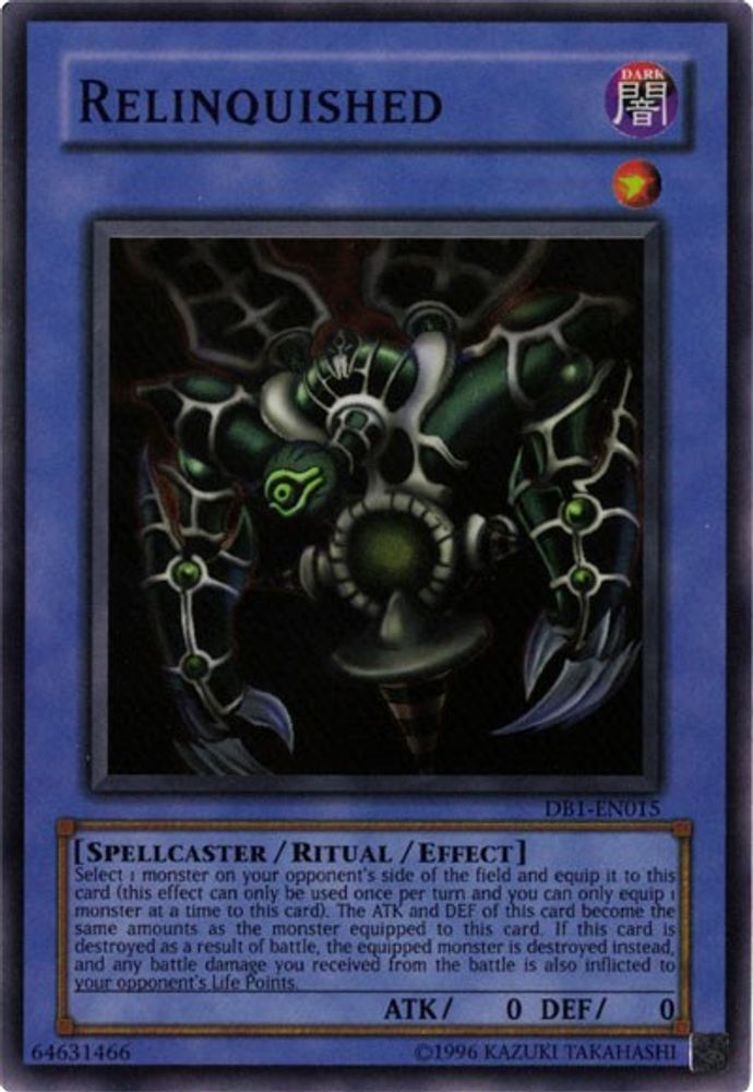 Relinquished (DB1-EN015) - Super Rare