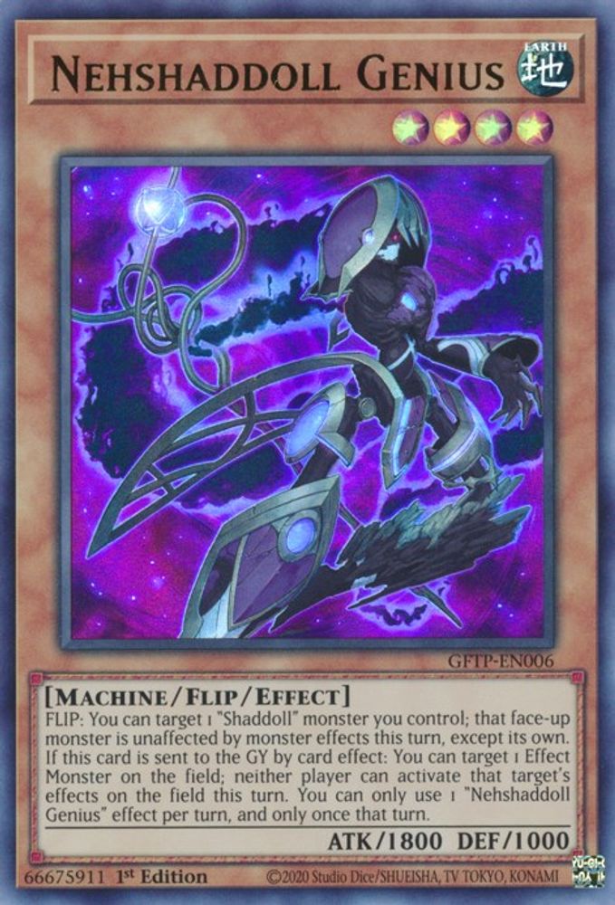 Nehshaddoll Genius (GFTP-EN006) - Ultra Rare