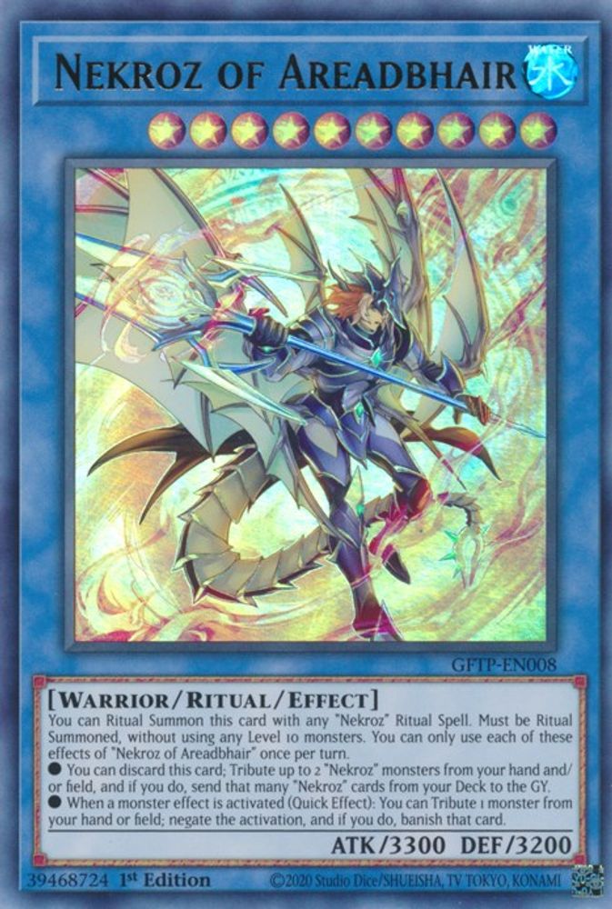 Nekroz of Areadbhair (GFTP-EN008) - Ultra Rare
