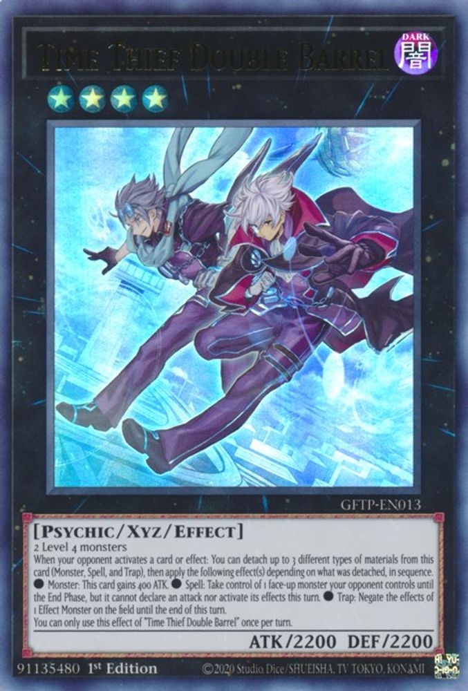 Time Thief Double Barrel [GFTP-EN013] Ultra Rare 