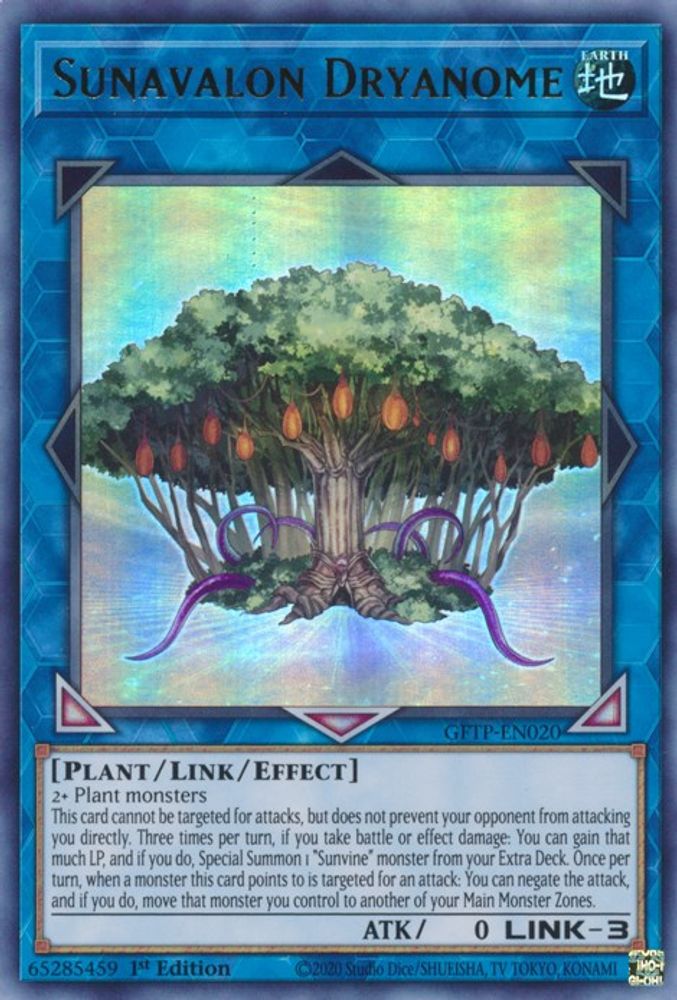 Sunavalon Dryanome (GFTP-EN020) - Ultra Rare