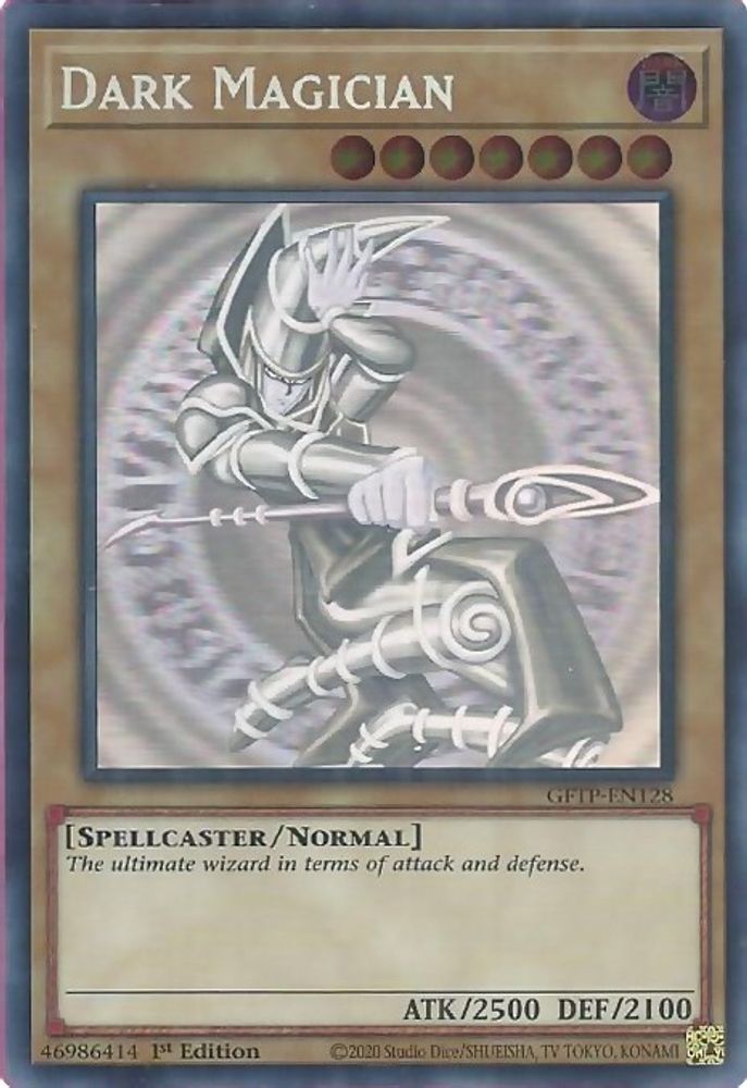 Dark Magician (Ghost Rare) (GFTP-EN128) - Ghost Rare