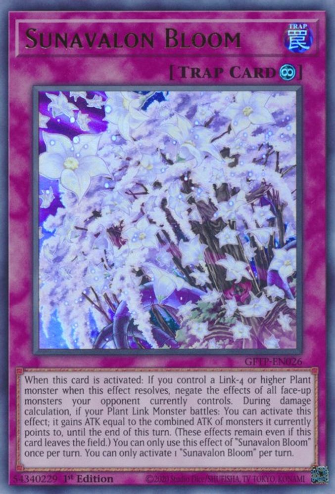 Floraison de Sunavalon [GFTP-EN026] Ultra Rare 