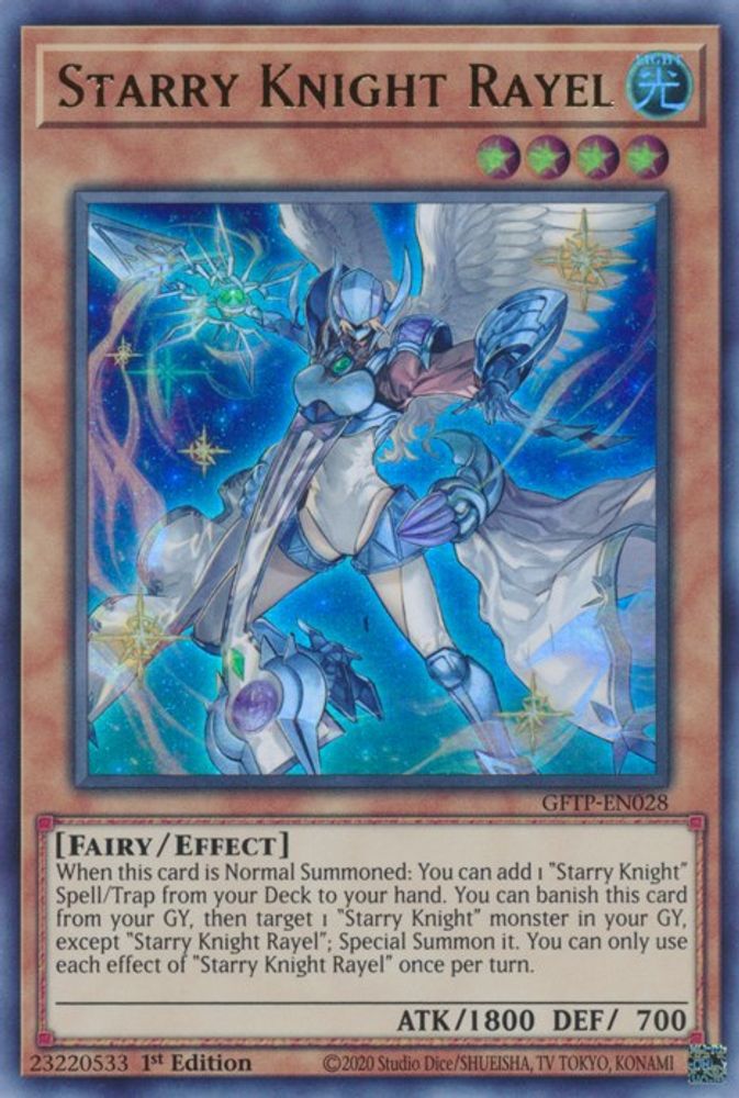 Starry Knight Rayel (GFTP-EN028) - Ultra Rare