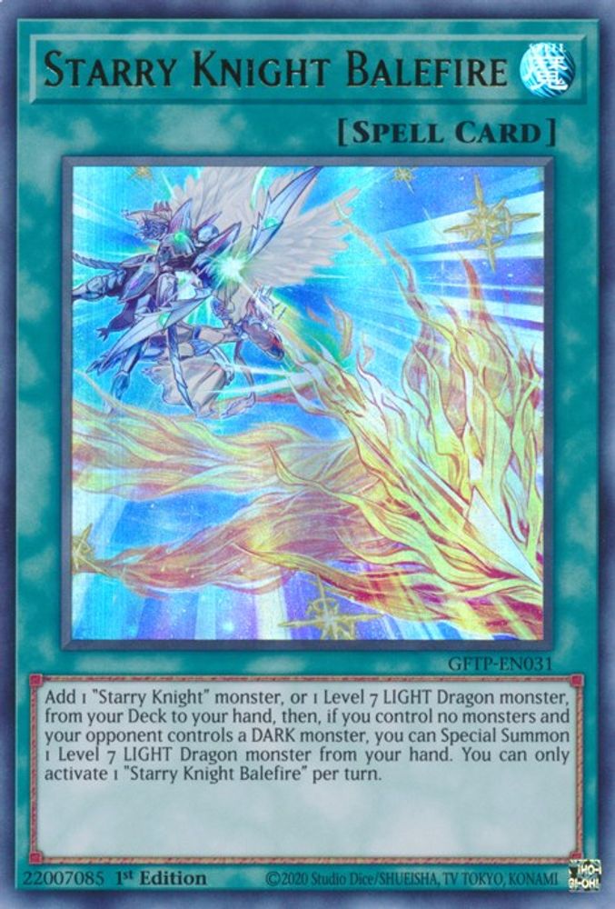 Starry Knight Balefire (GFTP-EN031) - Ultra Rare