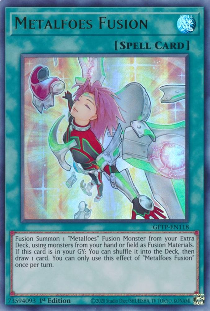 Metalfoes Fusion (GFTP-EN118) - Ultra Rare