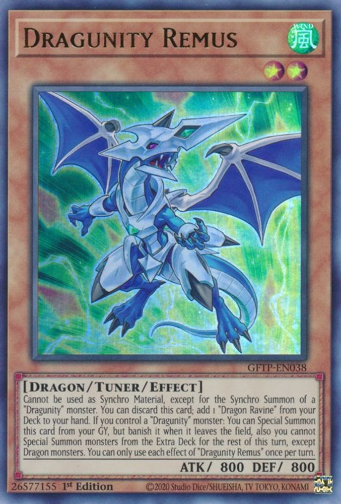 Dragunité Remus [GFTP-EN038] Ultra Rare 