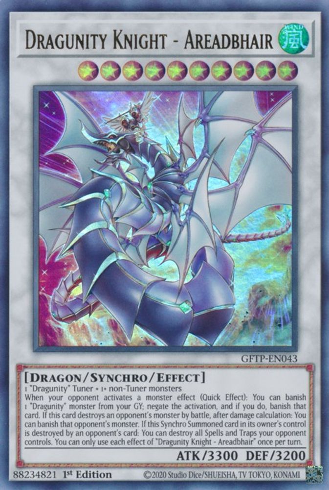 Dragunity Knight - Areadbhair (GFTP-EN043) - Ultra Rare