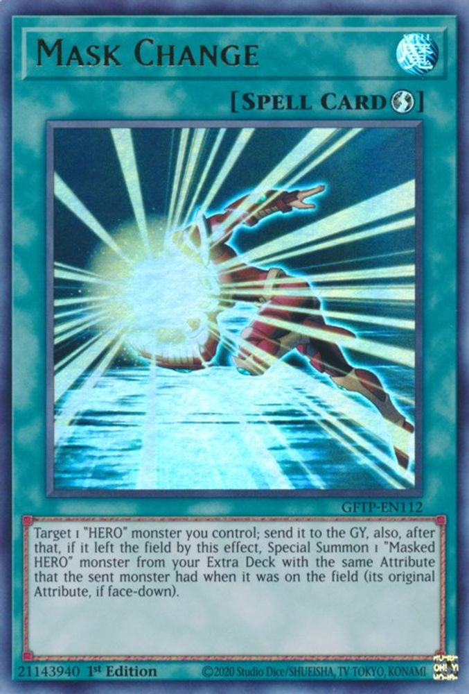 Mask Change (GFTP-EN112) - Ultra Rare