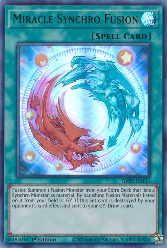 Miracle Synchro Fusion (GFTP-EN111) - Ultra Rare