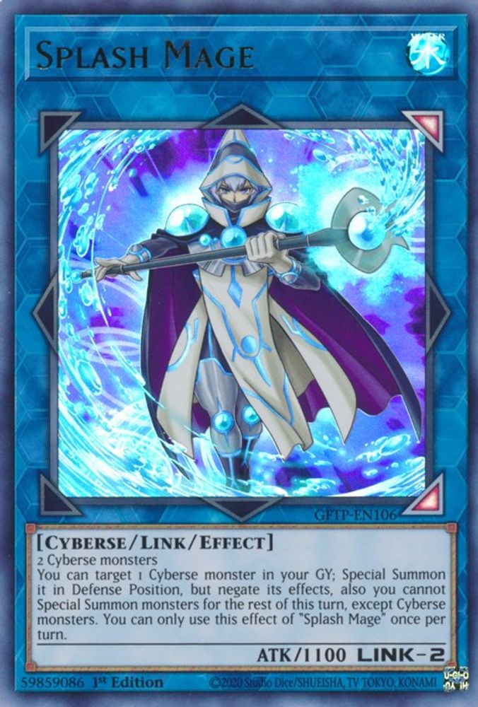 Splash Mage (GFTP-EN106) - Ultra Rare