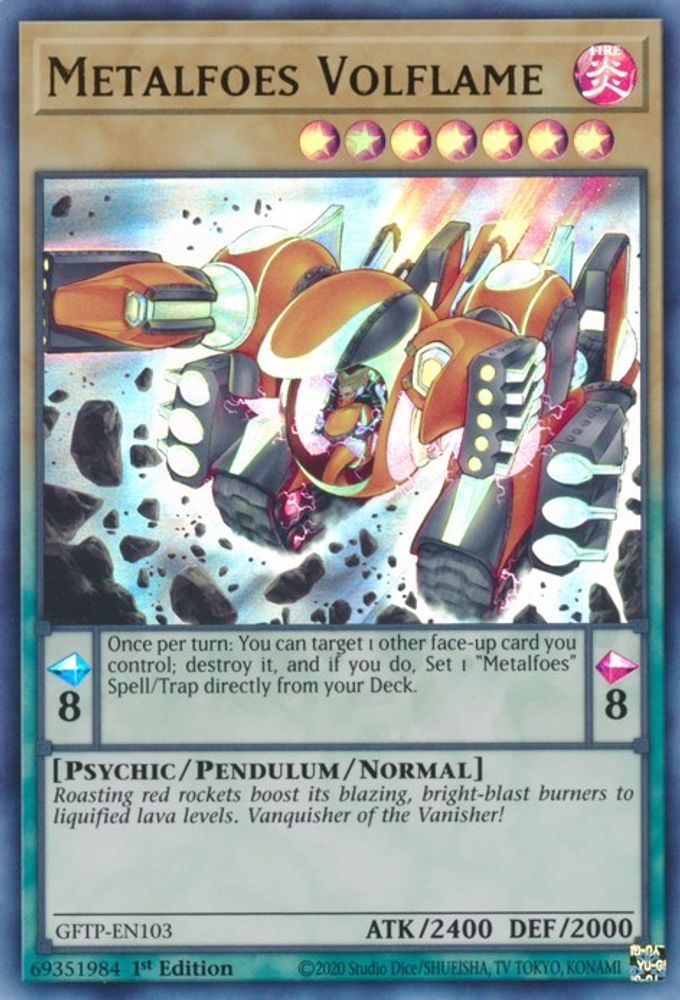 Metalfoes Volflame (GFTP-EN103) - Ultra Rare