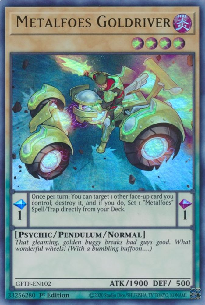 Metalfoes Goldriver (GFTP-EN102) - Ultra Rare