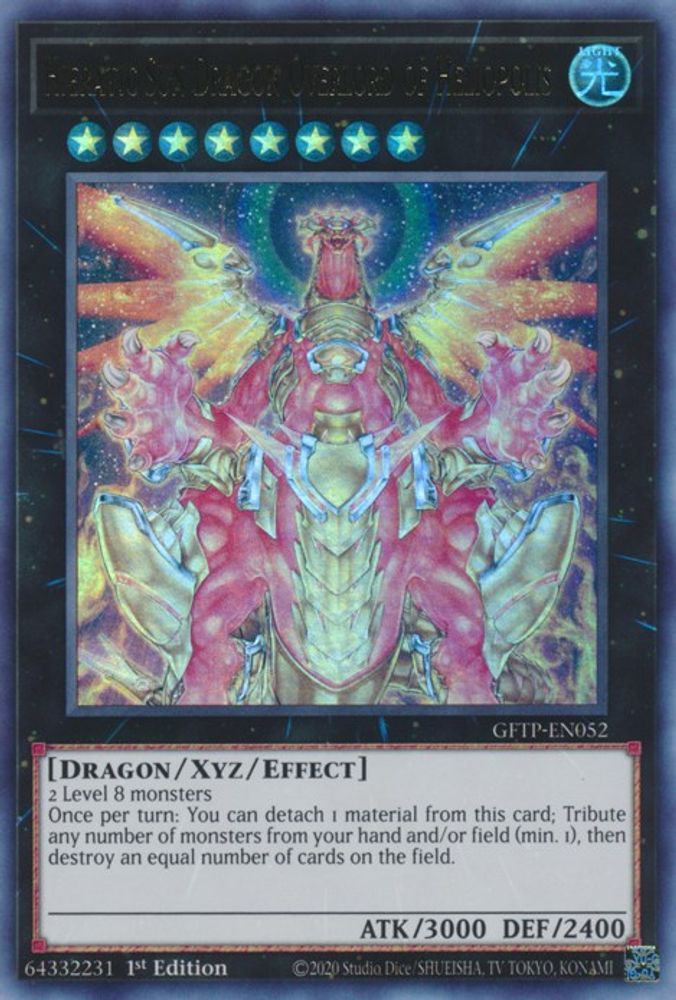 Overlord Hiératique Dragon Soleil d'Héliopolis [GFTP-EN052] Ultra Rare 