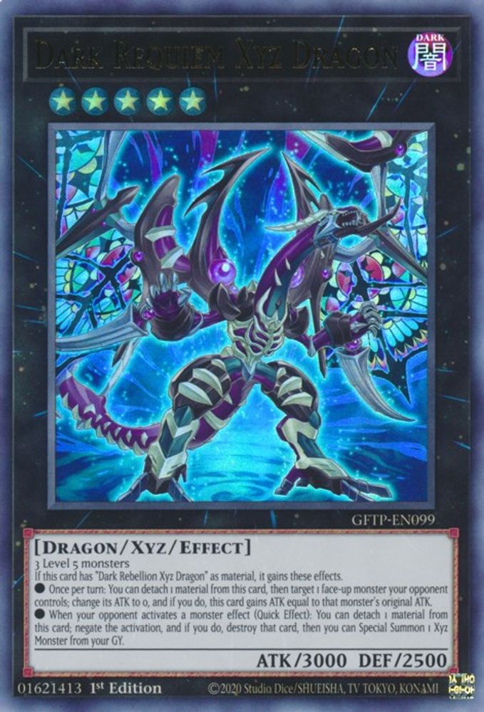 Dark Requiem Xyz Dragon (GFTP-EN099) - Ultra Rare
