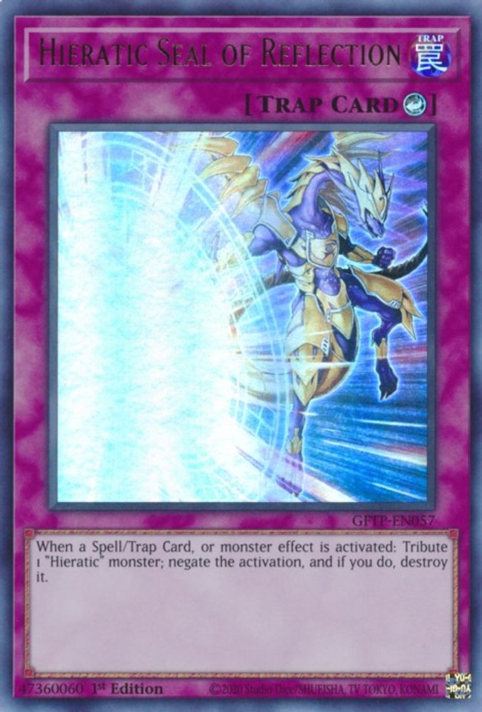 Hieratic Seal of Reflection (GFTP-EN057) - Ultra Rare