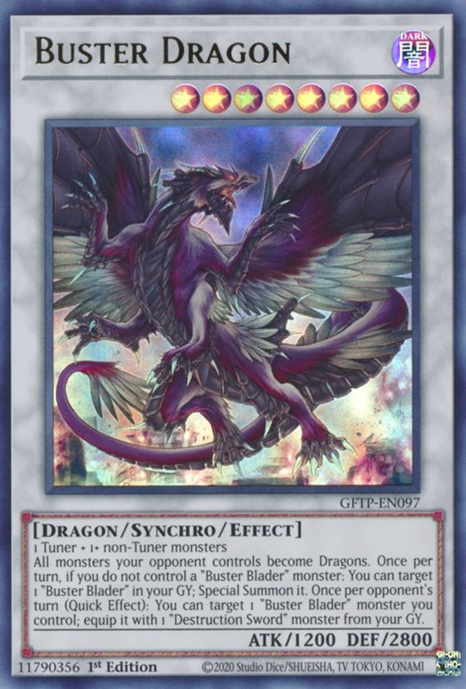 Buster Dragon (GFTP-EN097) - Ultra Rare